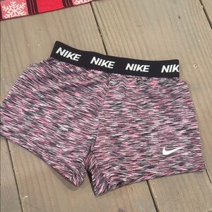 Nike Women's Athletic Shorts in Pink and Black